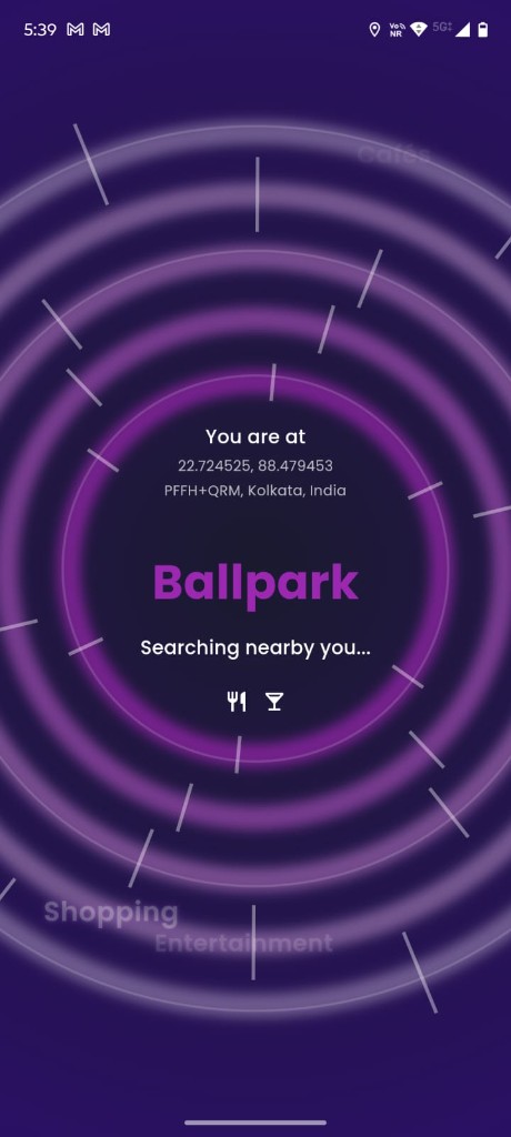 Mobile app GPS vendor search with map-based location discovery — production interface engineered by XMARTECH