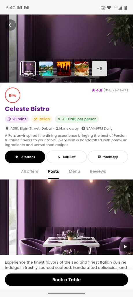Venue profile